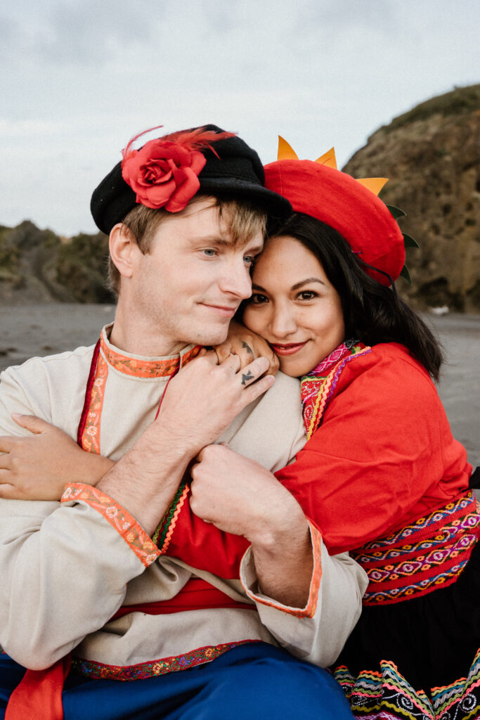 couple photoshoot, engagement, peru, russia, cultural photoshoot, auckland, wedding, beach,