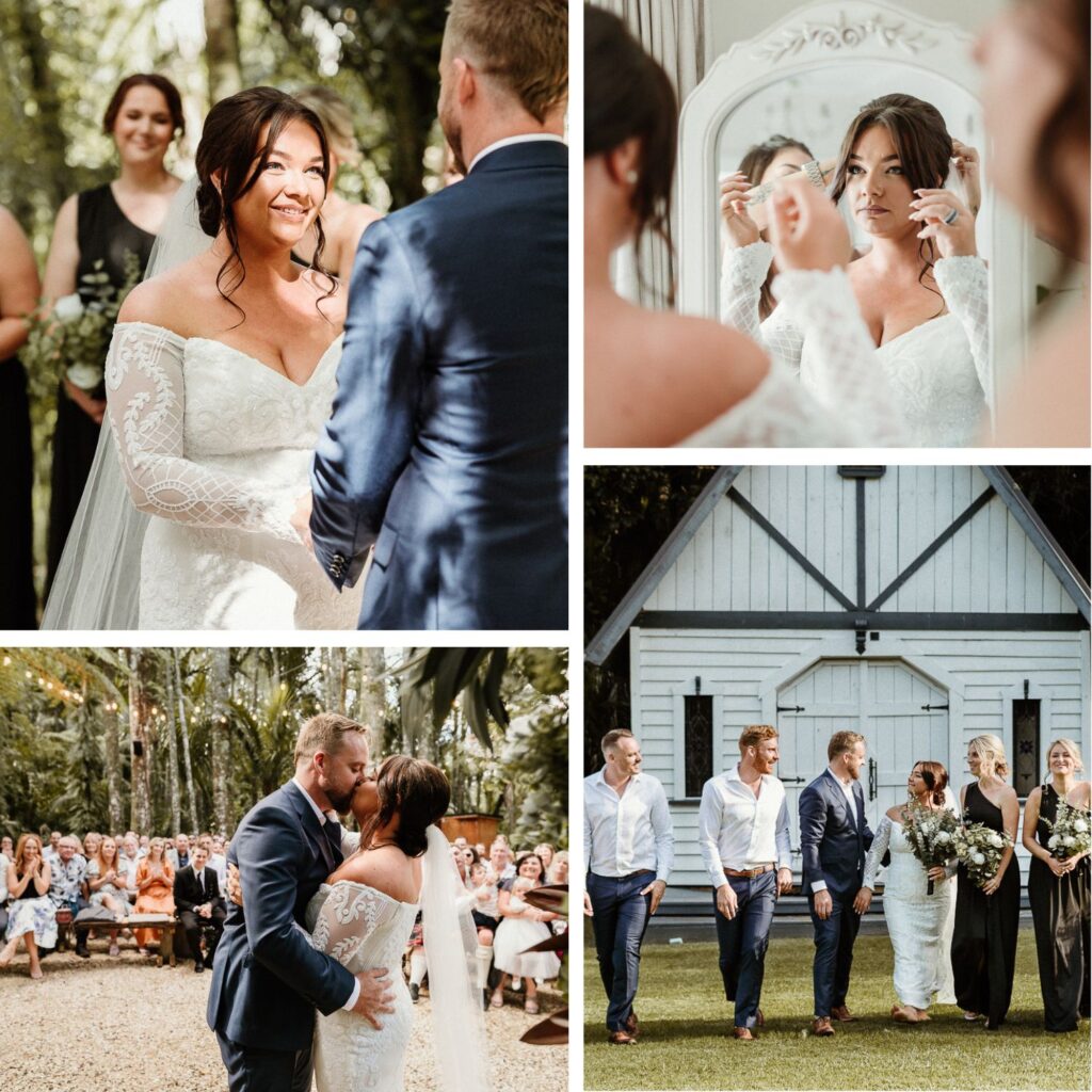 Wedding in the forest of Bridgewater Country Estate